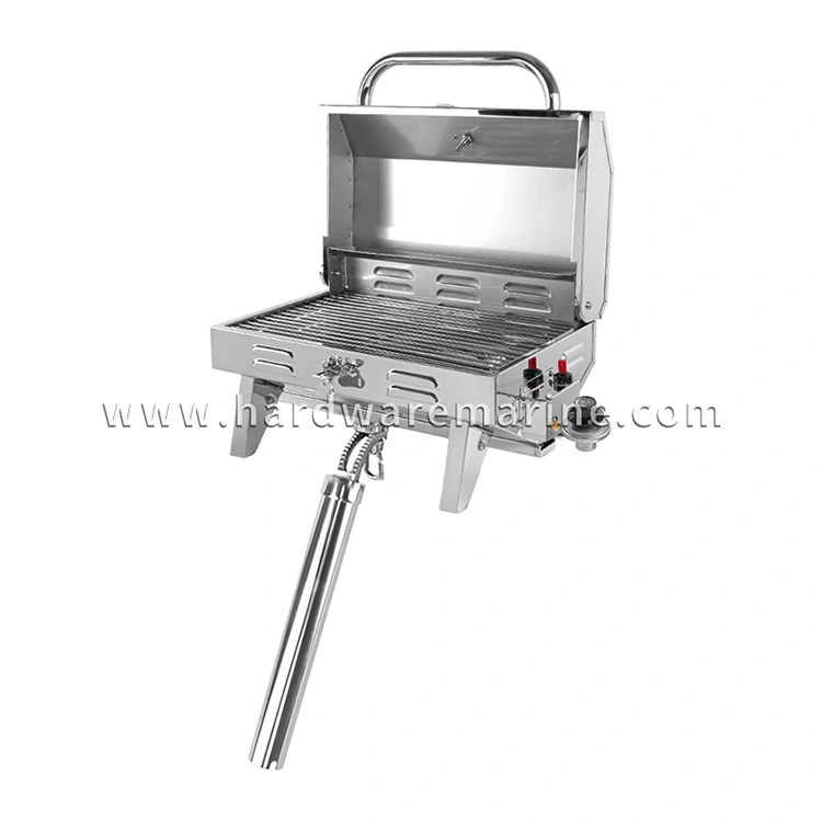 Pemanggang BBQ Gas Portabel Laut Stainless Steel 304