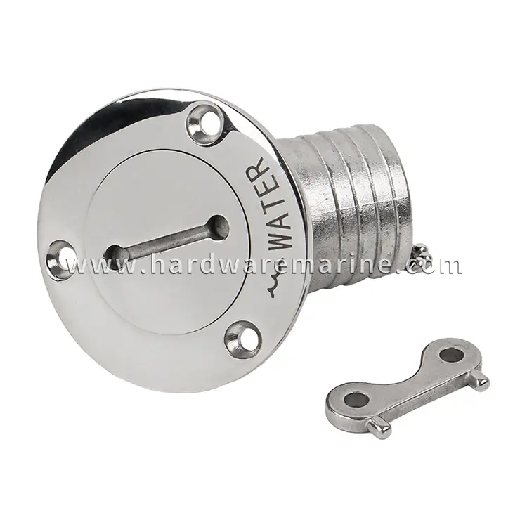 316 Stainless Steel Marine 45 Dere Deck Filler dengan Kunci